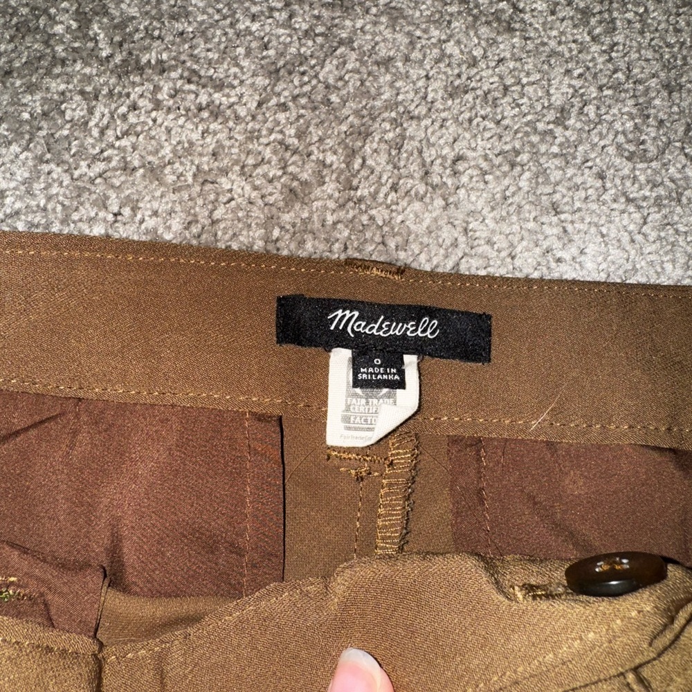Madewell Brown Harlow Tailored Pants - Picture 3 of 4